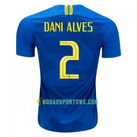 Koszulka Brazylia Dani Alves 2 Mistrzostwa Świata 2018 Wyjazdowe Stroje Piłkarskie